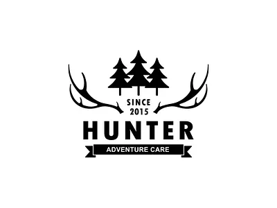 Nature's and hunters banner branding design graphic design illustration logo retro ui ux vector