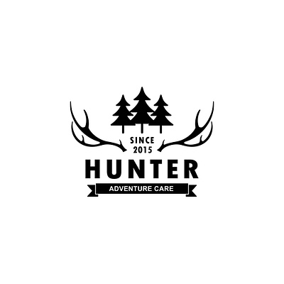 Nature's and hunters banner branding design graphic design illustration logo retro ui ux vector