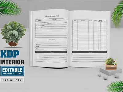 Log Book graphic design illustration print design vector
