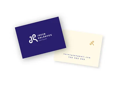 Business card advocate business card law logo visual identity §