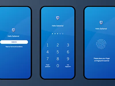 Authentication app branding design ui ux