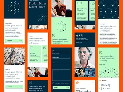 Stairwell Design System design system interactive mobile product design responsive tech ui visual design