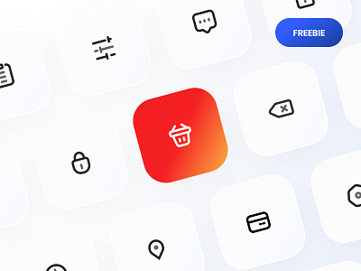 28 Free Icons - FREEBIE components design free freebie icon icon set icondesign iconography iconpack icons minimal