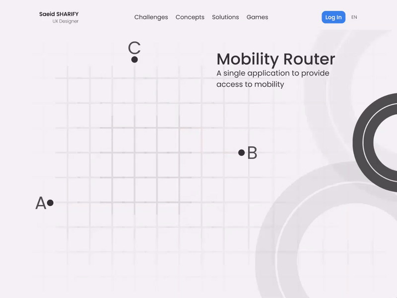 Animated UX | UI Drafting ai animated animatio application bike car connected figma ia illustration illustrator ios machin learning mobility smart city transport transportation ui ux design walking