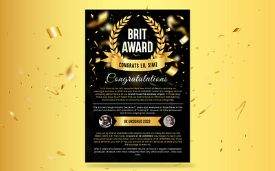 Brochure design for Congratulations advertising brochure brochure design brochure design template brochure template design flyer design graphic design illustration