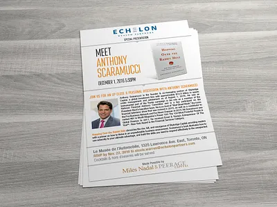 Book Launch Invitation copy writing design graphic design
