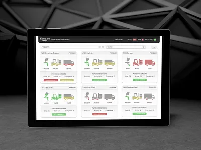 FibreLam ERP App application design design development ui ux