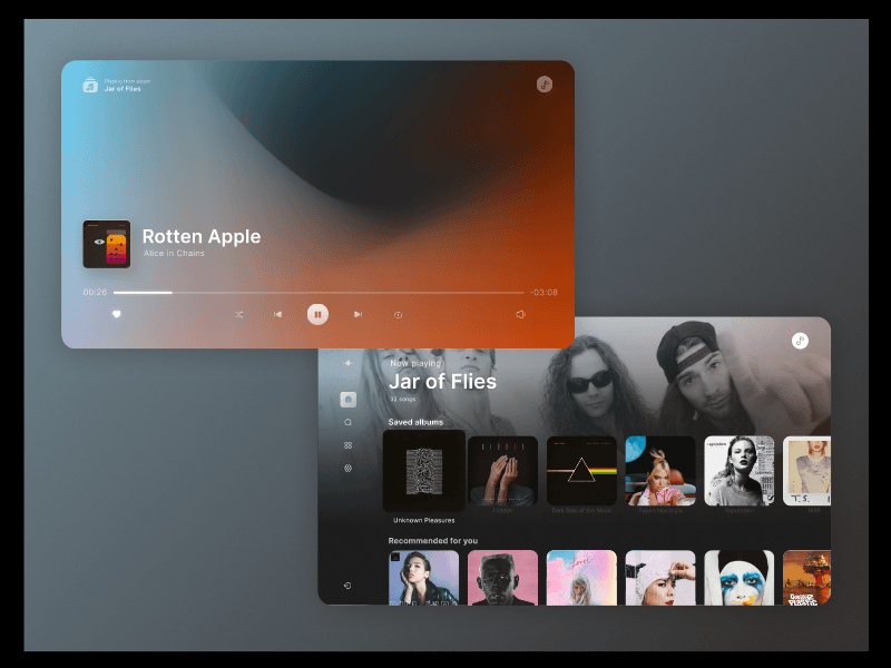 UI Marathon Service Design Club - Day 12 app daily ui design graphic design music music app music player ostv smart tv tv ui ui ux ux