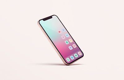 Minimal Pastel iOS Home Screen adobe illustrator branding color design icon pack illustration ios setup iphone iphone setup logo minimal minimal icon pack minimal ios icon pastel color pastel icon pack pastel pallete typography ui vector