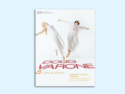 Doug Varone & Dancers: Conceptual Poster Campaign adobe illustrator advertising brand identity branding dance dancer dancing design typography