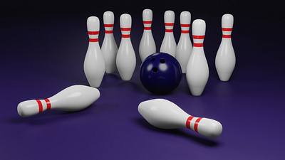 3D - bowling 3d 3d art 3d illustrations 3d object blender c4d design graphic design illustration