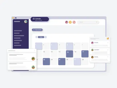 Calendar Illustration 3d animation graphic design illustration ui ui design