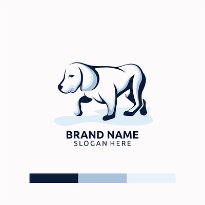 dog logo concept animation branding design graphic design icon illustration logo motion graphics vector