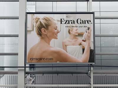 Ezra Care Billboard Design banner billboard branding design graphic design icon illustration logo typography ui ux vector