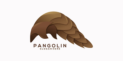 pangolin logo illustration animation branding design graphic design icon illustration logo vector