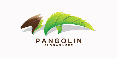 pangolin logo concept colorful animation branding design graphic design icon illustration logo vector