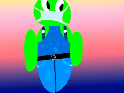 BUKU cartoon personage art buku design illustration nft personage photoshop vector