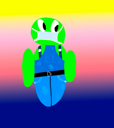 BUKU cartoon personage art buku design illustration nft personage photoshop vector