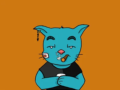 NFT Design for Shawty Cat 2d 2d character brand branding cat colorful design digital digital art graphic design identity branding illustration modern nft nft design vector