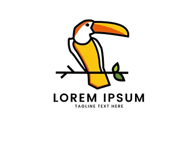 Hornbill Logo Template bird bird logo branding design hornbill icon illustration logo ui vector