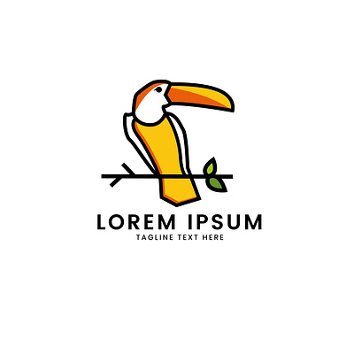 Hornbill Logo Template bird bird logo branding design hornbill icon illustration logo ui vector