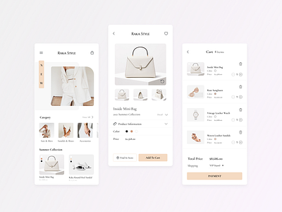 Online shop app 🔥 app design ecommerce luxuryshop minimal minimal app onlineshop shopping ui uidesign userinterface