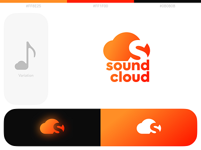 Re-Brand | Soundcloud battle brandbattle branding branding design cloud cloud logo design gradient gradient logo letter s logo logo design negative space orange rebranding red s logo sound soundcloud soundcloud rebrand