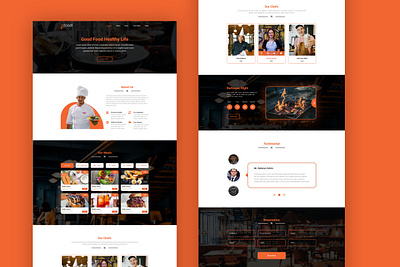 Restaurant Website designer restaurant website ui ui designer ui ux ui ux design web ui website ui