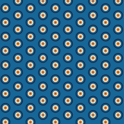 Retro 70's Pattern colour fabric graphic design pattern retro