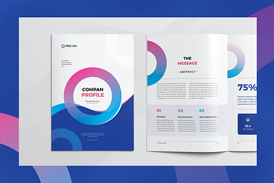 Company Profile 2022 a4 abstract agency annual annual report business cmyk company company profile company profile 2022 corporate creative indesign infographic modern portfolio profile report trend trendy