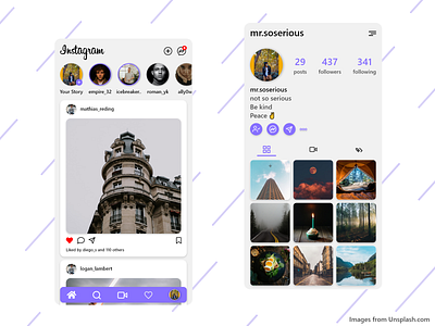 Instagram abstract adobe xd app application branding colorful design facebook illustration inspiration instagram meta minimal minimalism mobile mobile app modern ui ux xd design