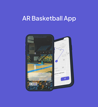 Basketball booking app- AR ar booking app design ui