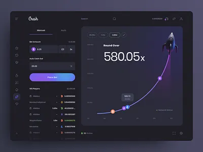 Betting Platform bets betting platform casino crypto crypto bets dashboard design game interface ui user interface ux