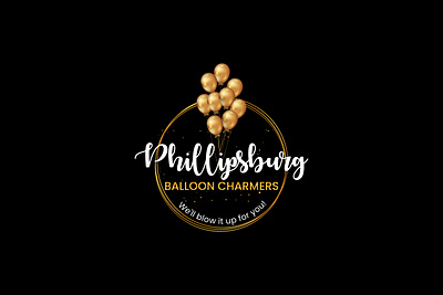 Balloon Charmers Vector balloon charmers branding logo typography vector watercolor