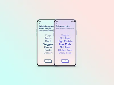 🍆 No Waste App 🍆 app design food waste mobile design no waste picker sustainability ui ux