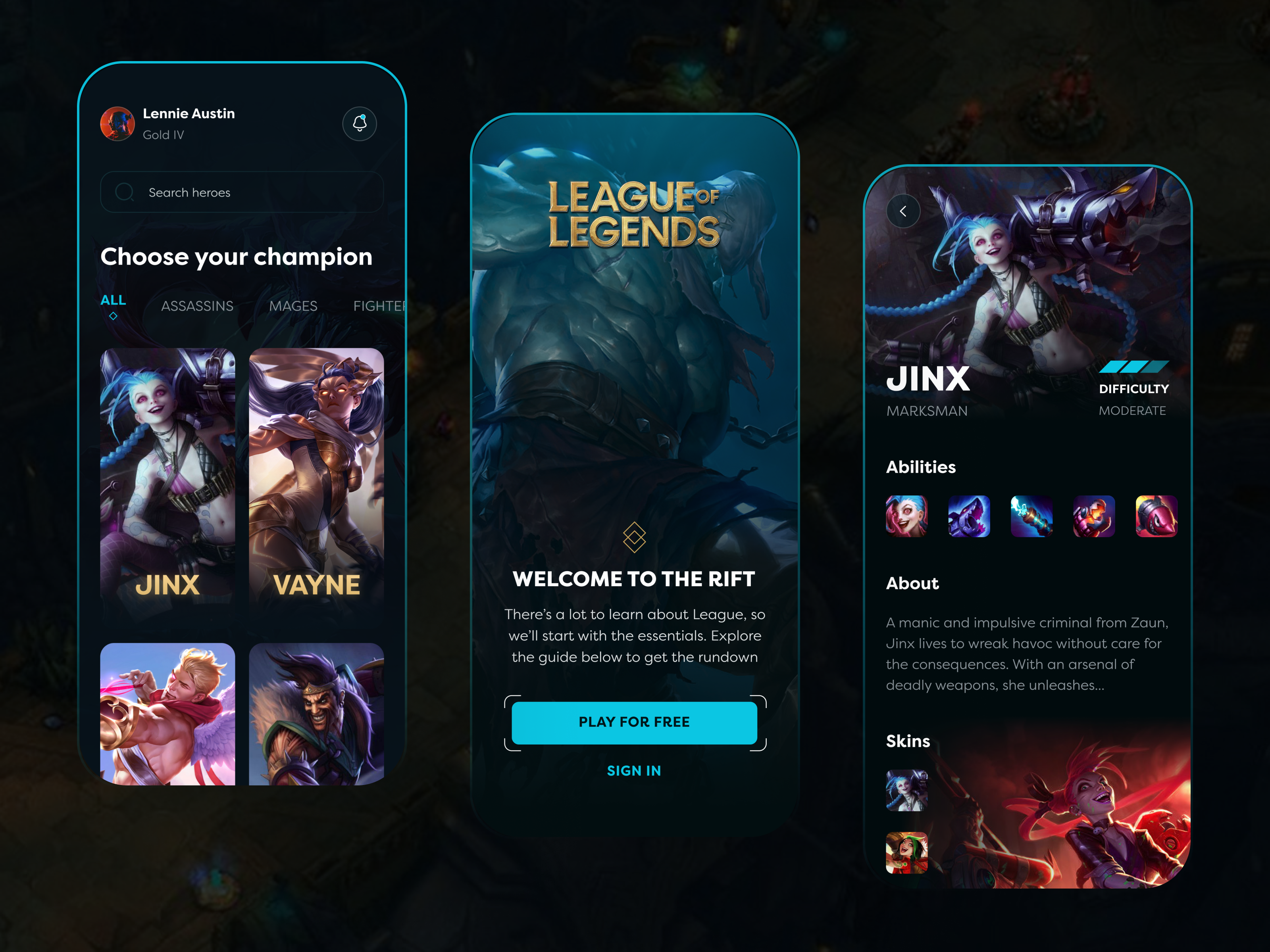 Example of Mobile App Design Service
