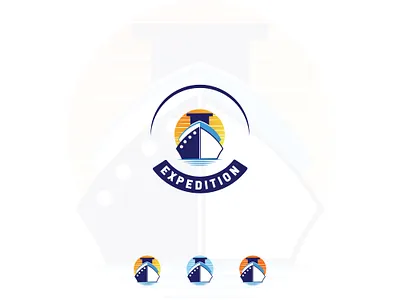 Ship logo Design boat logo branding cargo icon logodesign marine sail sailing sailing ship logo sea ship ship logo symbol travel vector water