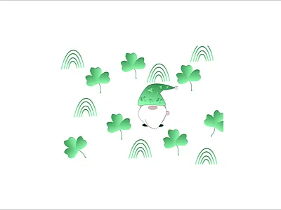 ST Patrick's Day Vector Design background branding design figma graphic design green holiday illustration logo lucky patricks day plants st patricks day three leaf clover vector wallpaper