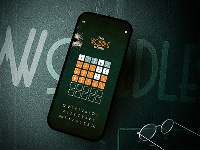 Vintage Wordle - Concept app branding design typography ui wordle