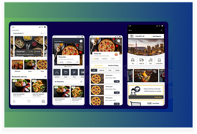 food delivery app category uiux