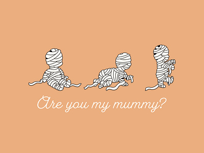 Mummy Dearest adobe design graphic design halloween illustration illustrator mummy typography