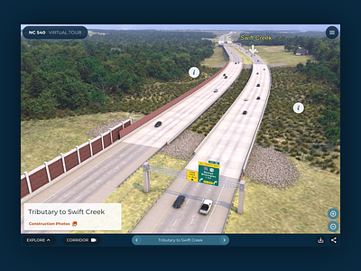 NC 540 Virtual Tour pano visualization vr