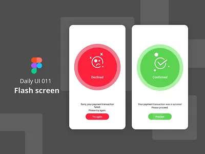 Daily Ui 011 - Flash screen graphic design ui