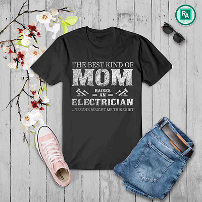 Mothers Day Typography T-shirt Design. ( The Best Kind Of Mom ) branding custom design custom tshirt design design graphic design graphic t shirt illustration logo merchitems mom mom poster mother mothers day mothers day typography rukonahmed ui vector vector art vintage mom typo