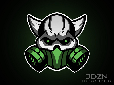 Skull Gasmask Mascot design illustration logo mascot skullmascot vector