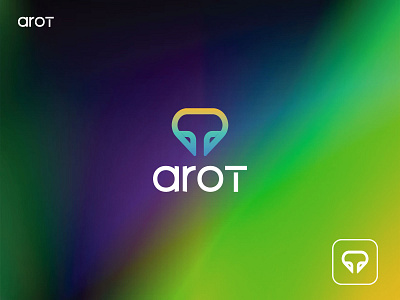 arot abstract ai artificial intelligence branding graphic design iconic logo logotype minimal modern music musical tool typography