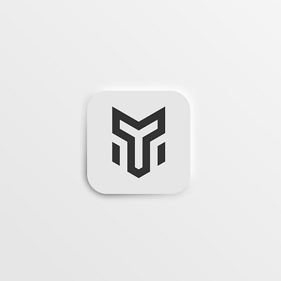 YM Monogram Icon app app icon branding design icon illustration logo monogram ui ux vector y logo ym monogram