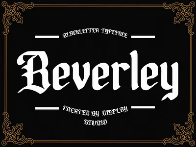 Beverley webfont