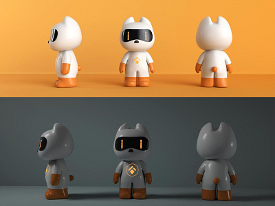 Robot-Dog 3d branding