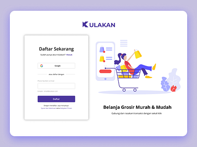 Sign Up E-commerce Website beginner dailyui design ecommerce sign in sign up ui uidesign web design website website ecommerce